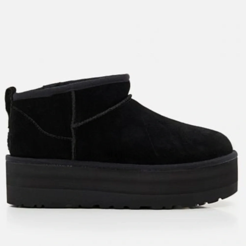 UGG CLASSIC ULTRA MINI PLATFORM BOOTS - Picture 1 of 6